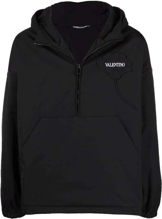 Valentino Valentino Logo Field Jacket Zwart