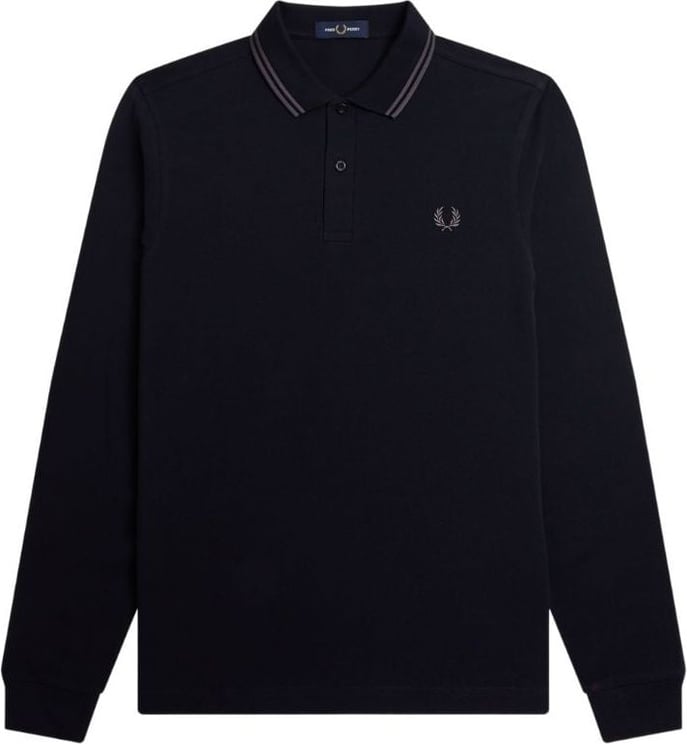 Fred Perry Polo Uomo manica lunga regular fit Divers