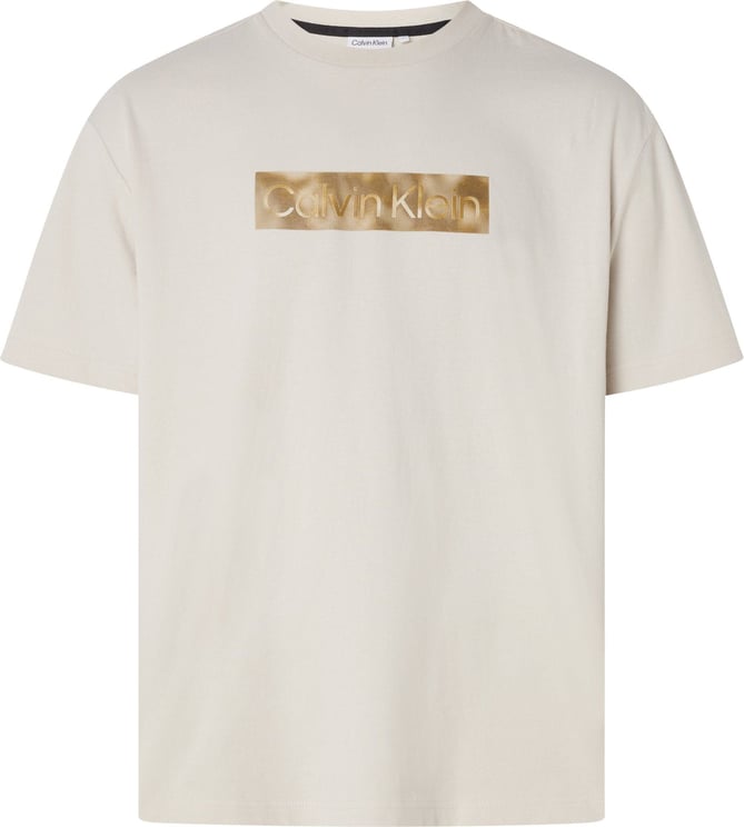 Calvin Klein T-shirt Uomo cotone Beige