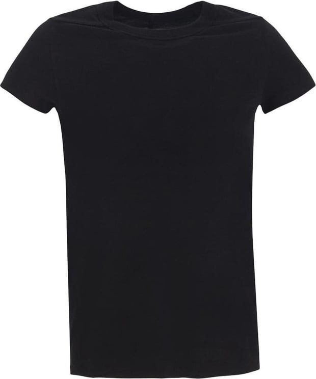 Rick Owens Cropped Level T-Shirt Zwart