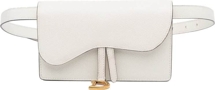 Dior Saddle Belt Bag Wit
