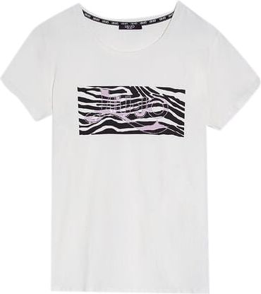Liu Jo T-shirt Donna con stampa zebrata Wit