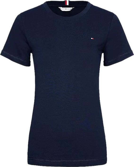 Tommy Hilfiger T-Shirt Donna WW26739 con scollatura tonda Blauw