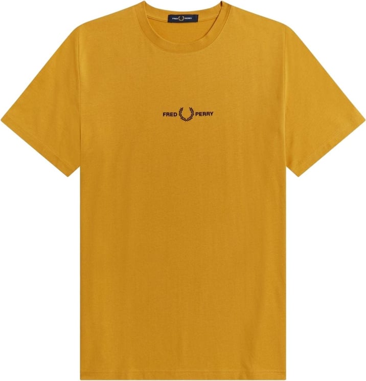 Fred Perry T-shirt Uomo in jersey di cotone Goud