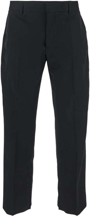 OFF-WHITE OW Embroidered Trousers Zwart