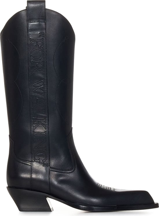 OFF-WHITE For Walking Texan boots Zwart