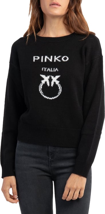 Pinko Pinko Sweaters Black Zwart