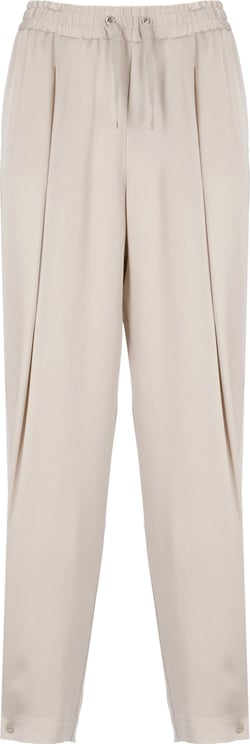 Herno Trousers Ivory Ivory Wit