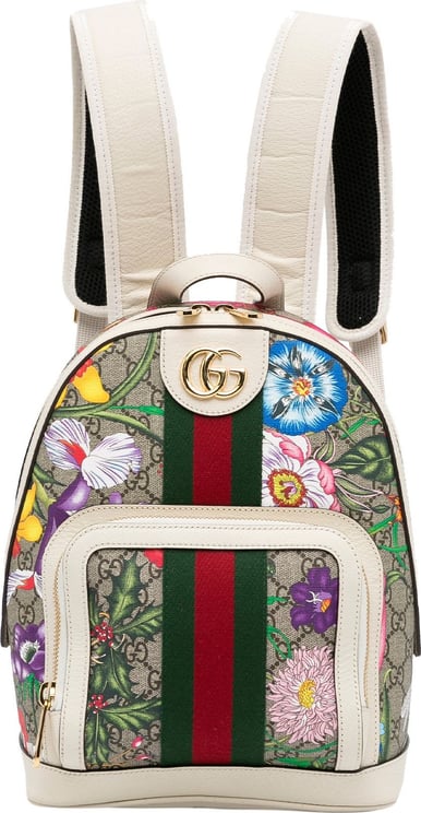 Gucci GG Flora Ophidia Backpack Bruin