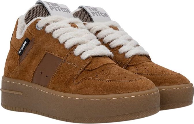 OFF THE PITCH Mocha Sneakers Dames Bruin Bruin