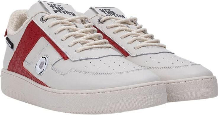 OFF THE PITCH Sky Force Sneakers Heren Wit/Rood Rood