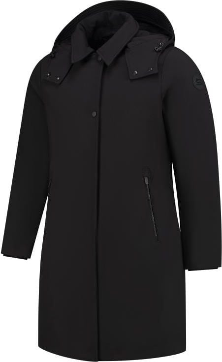 Woolrich Firth Down Hooded Trench Zwart
