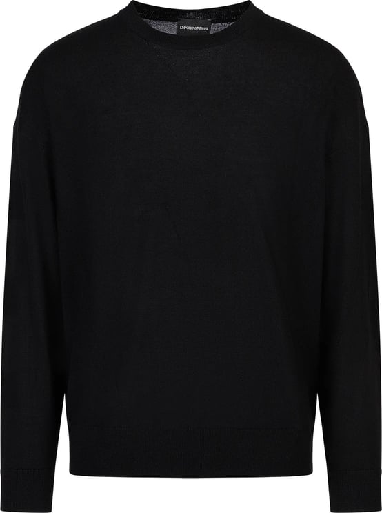 Emporio Armani Sweaters Black Zwart