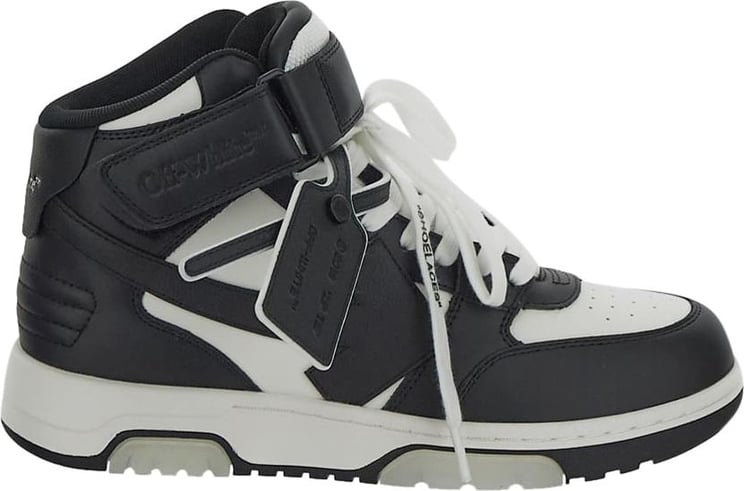 OFF-WHITE Out Of Office High-Top Sneakers Zwart
