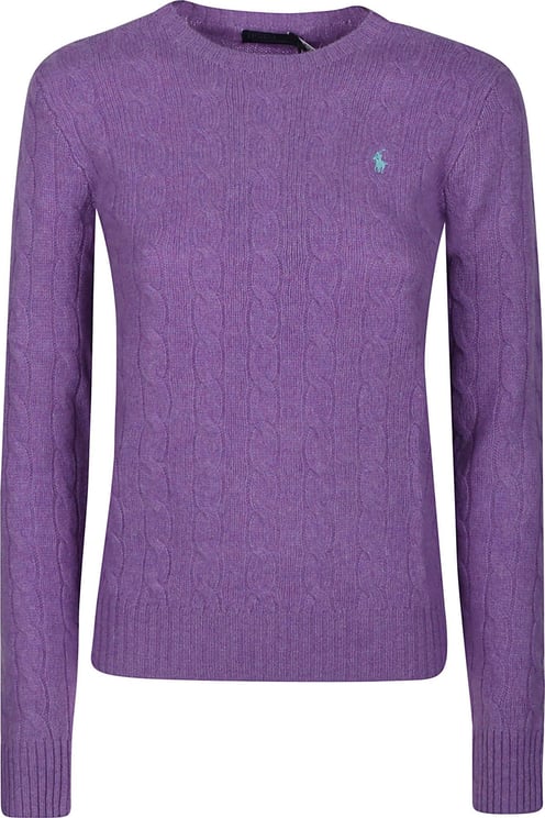 Ralph Lauren Julianna Long Sleeve Sweater Pink & Purple Roze