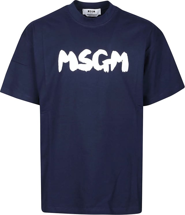 MSGM T-shirt Blue Blauw