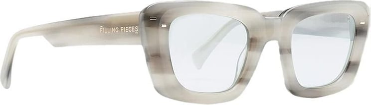 Filling Pieces Squarro Sunglasses Classic Grey Marble Grijs