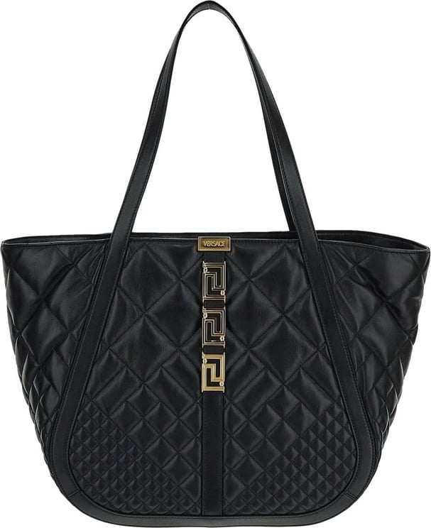 Versace Greca Goddess Shopping Bag Zwart