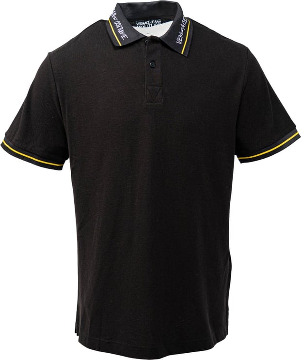 Versace Jeans Couture Polo Polo T-Shirt Zwart