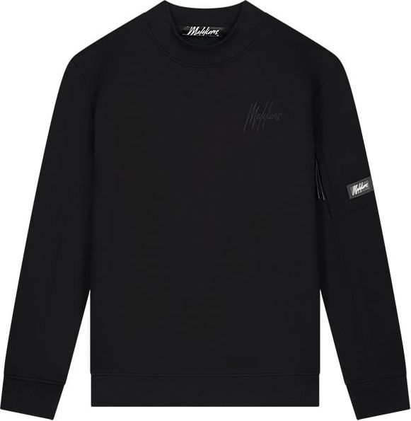 Malelions Turtle Sweater - Black Zwart
