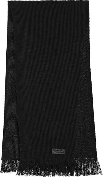 Malelions Knitted Scarf - Black Zwart