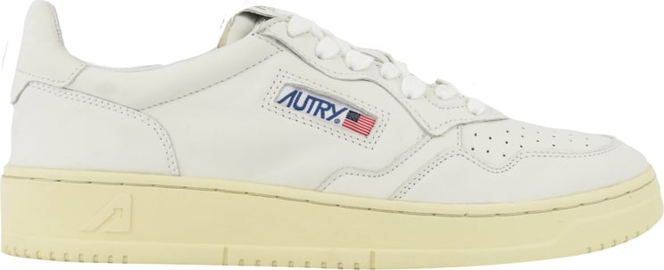 Autry Medalist Low White Wit