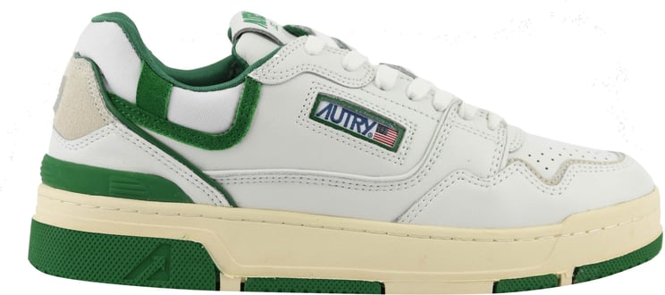 Autry Clc Rookie Low White Green Divers