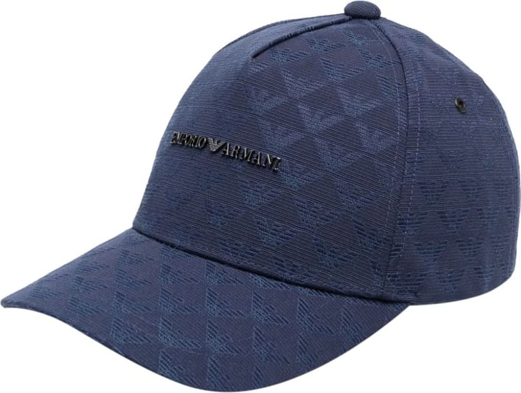 Emporio Armani Hats Blue Blauw