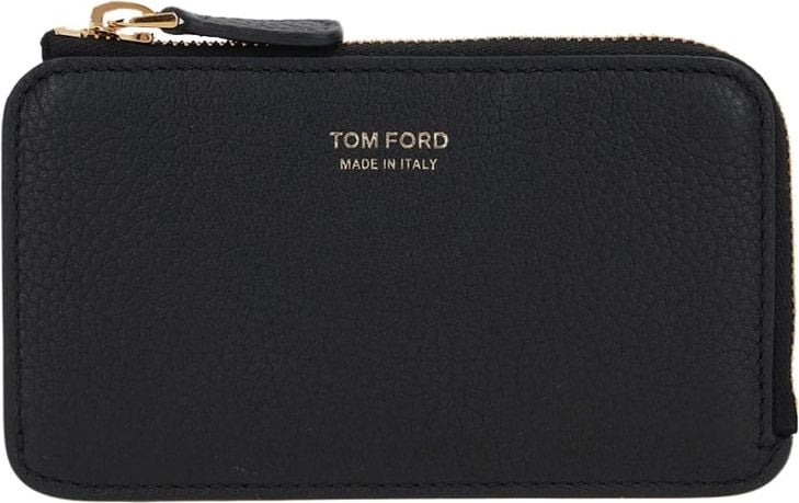 Tom Ford Zipped Card Holder Zwart