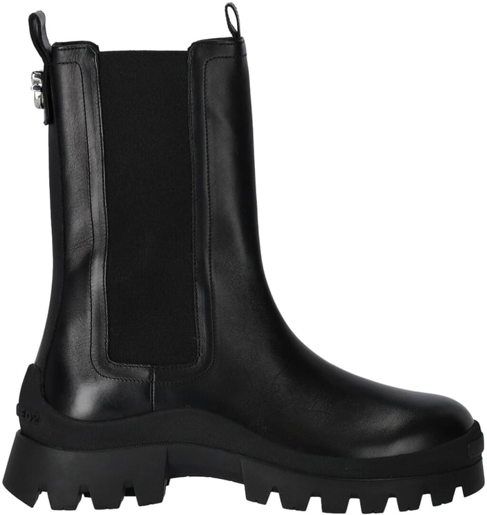 Dsquared2 D2 Statement Black Chelsea Boot Black Zwart