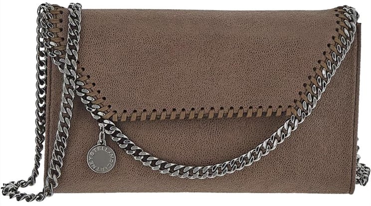 Stella McCartney Falabella Wallet Crossbody Bag Bruin