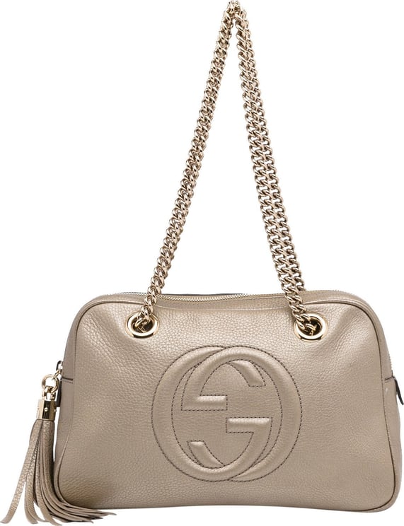 Gucci Soho Chain Shoulder Bag Goud