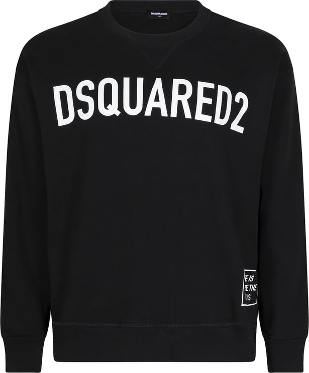 Dsquared2 Slouch Fit Sweater KIDS Zwart Zwart
