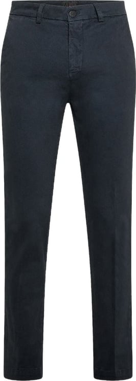 Peuterey EDGARD GS - Gematteerde gabardine broek Blauw