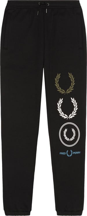 Fred Perry Trousers Black Zwart
