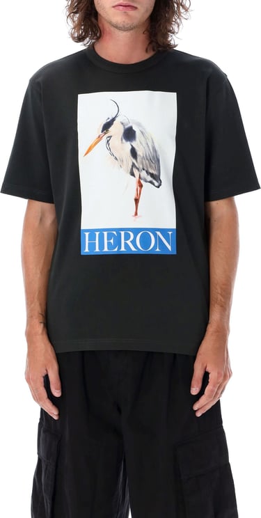 Heron Preston Heron bird painted tee Zwart