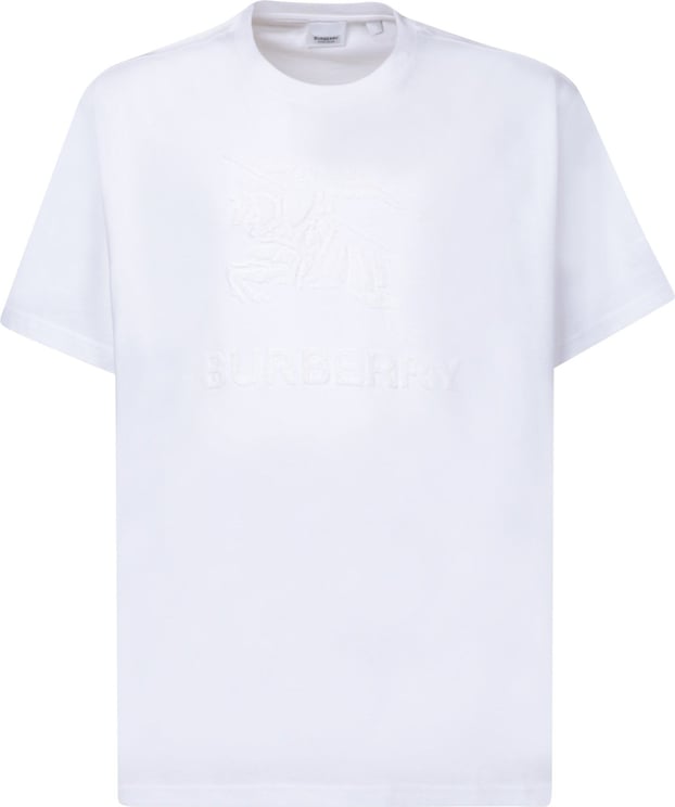 Burberry BURBERRY White T-Shirts Wit