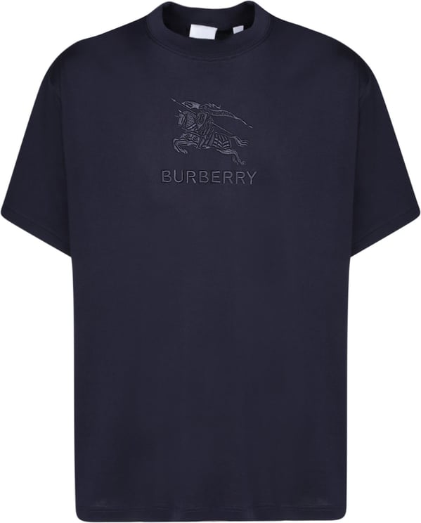 Burberry BURBERRY Blue T-Shirts Blauw