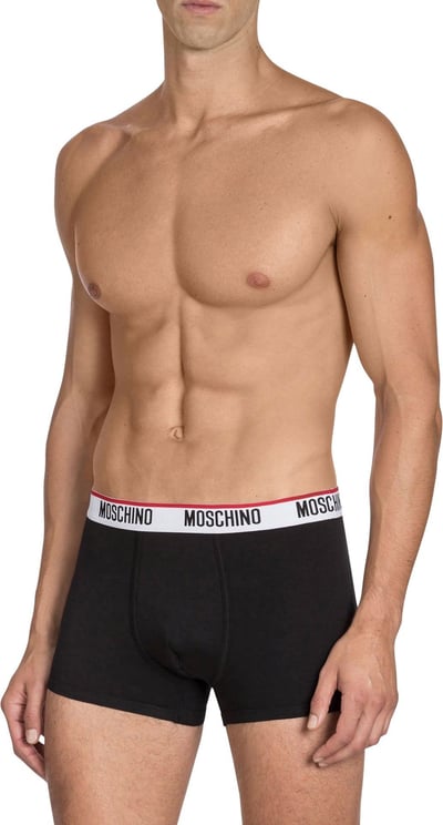 Moschino Boxer Black 3 Pack Zwart