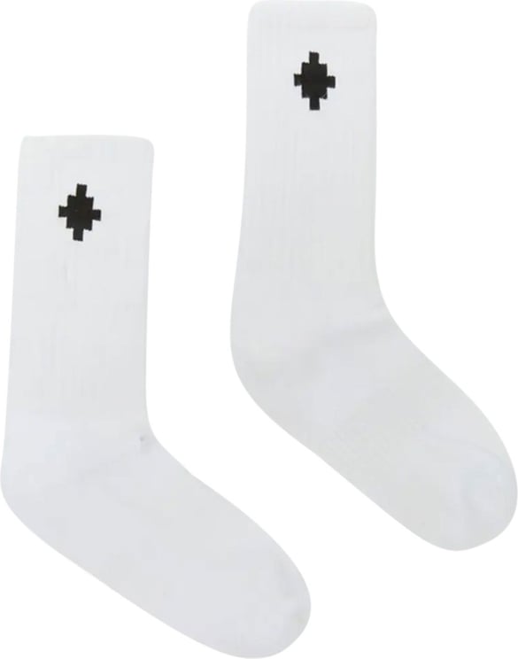 Marcelo Burlon White Socks short Wit