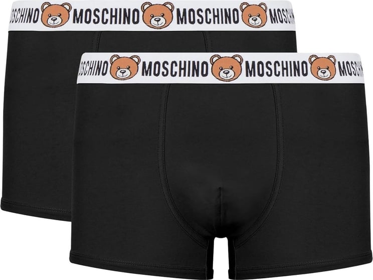 Moschino Teddy Boxer 2 Pack Zwart