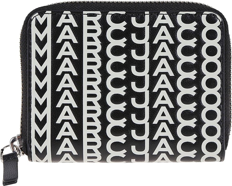 Marc Jacobs the zip around wallet monogram Zwart