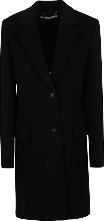 Stella McCartney structured coat Zwart