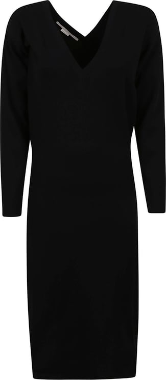 Stella McCartney compact knit dress Zwart