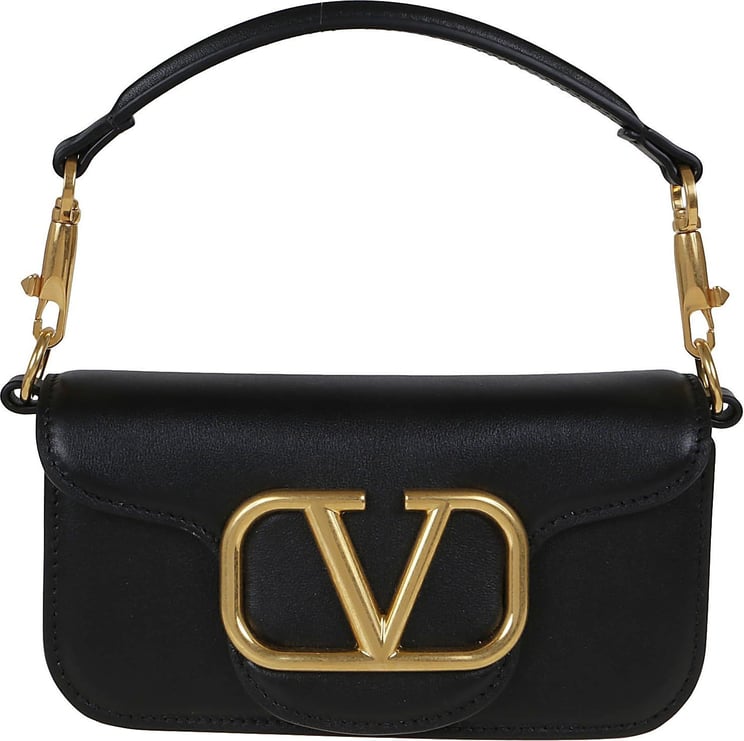 Valentino small shoulder bag loco` Zwart