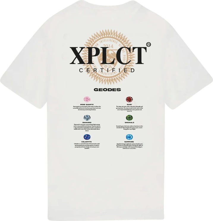 XPLCT Studios CERTIFIED TEE WHITE Wit
