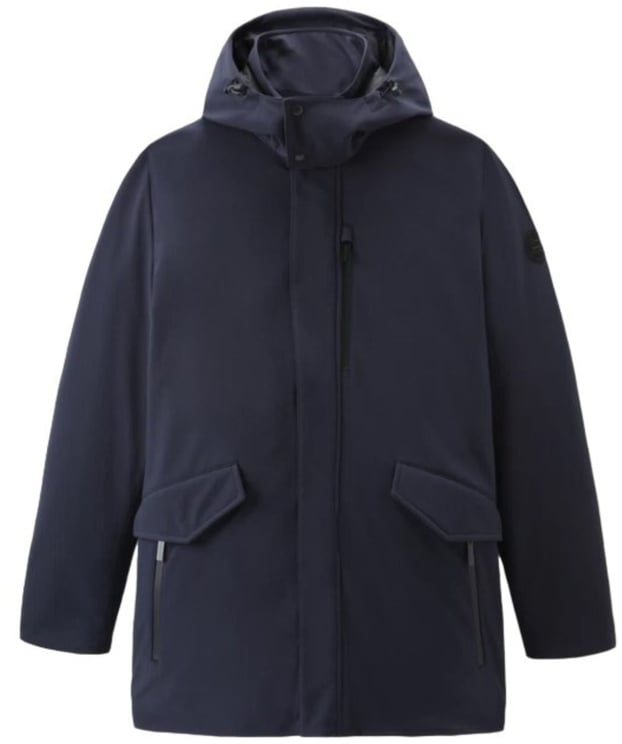 Woolrich Barrow Mac Windjacks Donkerblauw Cfwoou0792mrut3496 Blauw