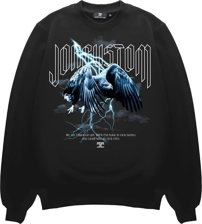 JORCUSTOM Thunder Sweater Black Zwart