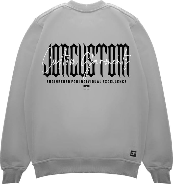 JORCUSTOM Excellence Sweater Grey Zwart