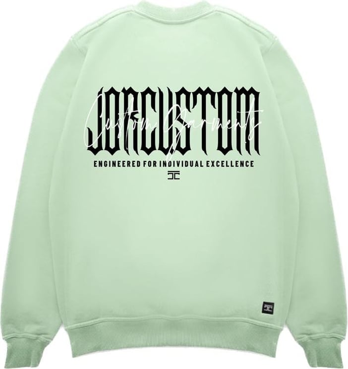 JORCUSTOM Excellence Sweater Mint Zwart